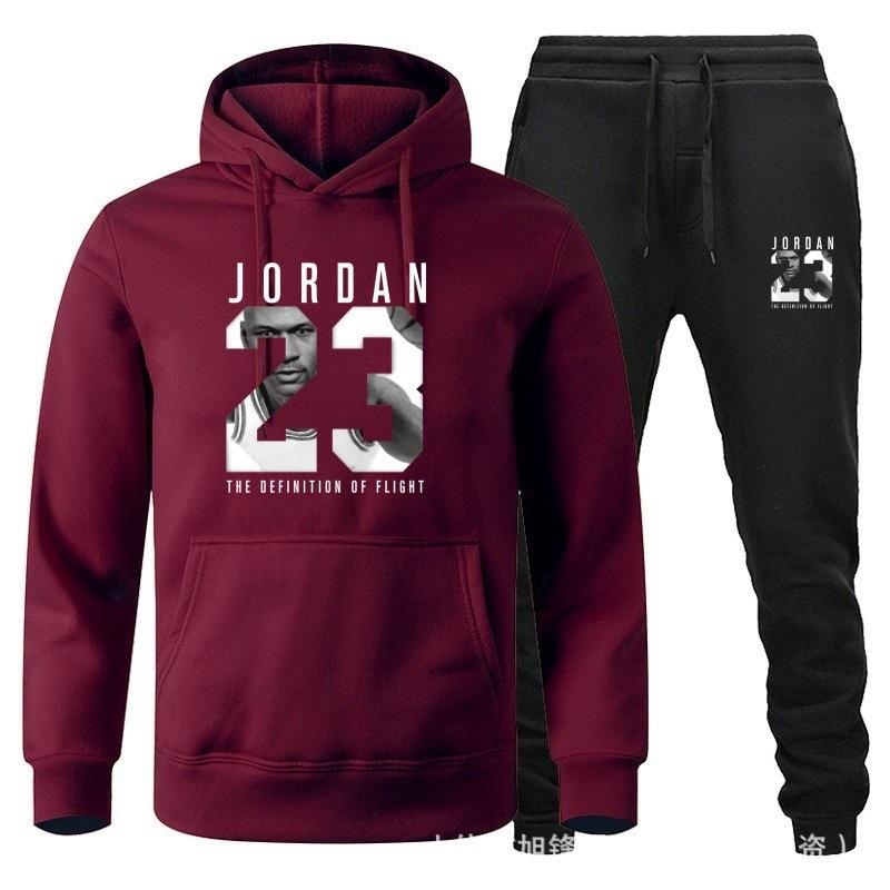 Trendy Hoodie With Velvet Men Women Loose Set