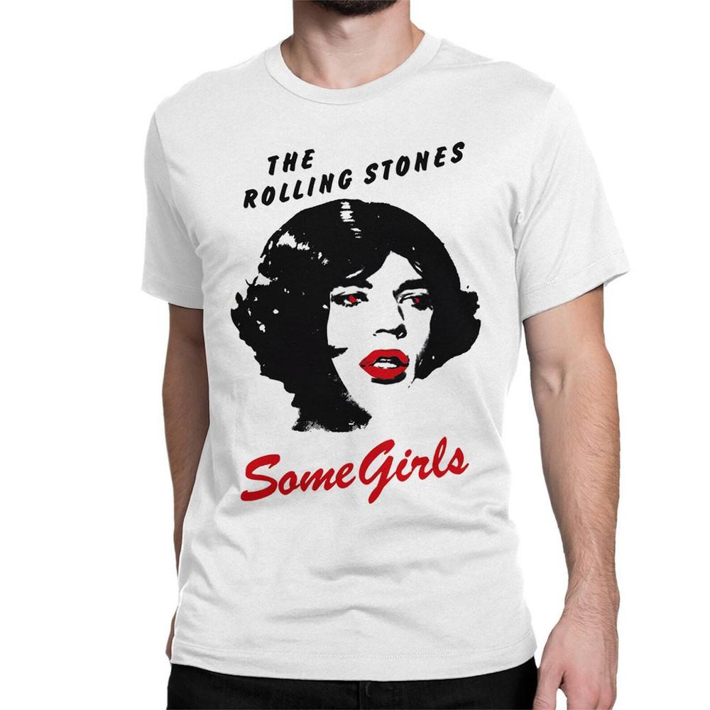 

Футболка The Rolling Stones Some Girls Футболка Мика Джаггера Мужские Женские Размеры Унисекс Футболка S
