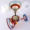 Painted Margarita Wine Glass Crystal Glass Hand-painted Cocktail Glass Alicia Home Goblet for Home Bar Wedding Party Dropship