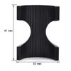 With A Diameter 25.4 Becomes 31.8 Variable Diameter Tube Aluminum Alloy Black Stem Reducer Handlebar Shim Adapter