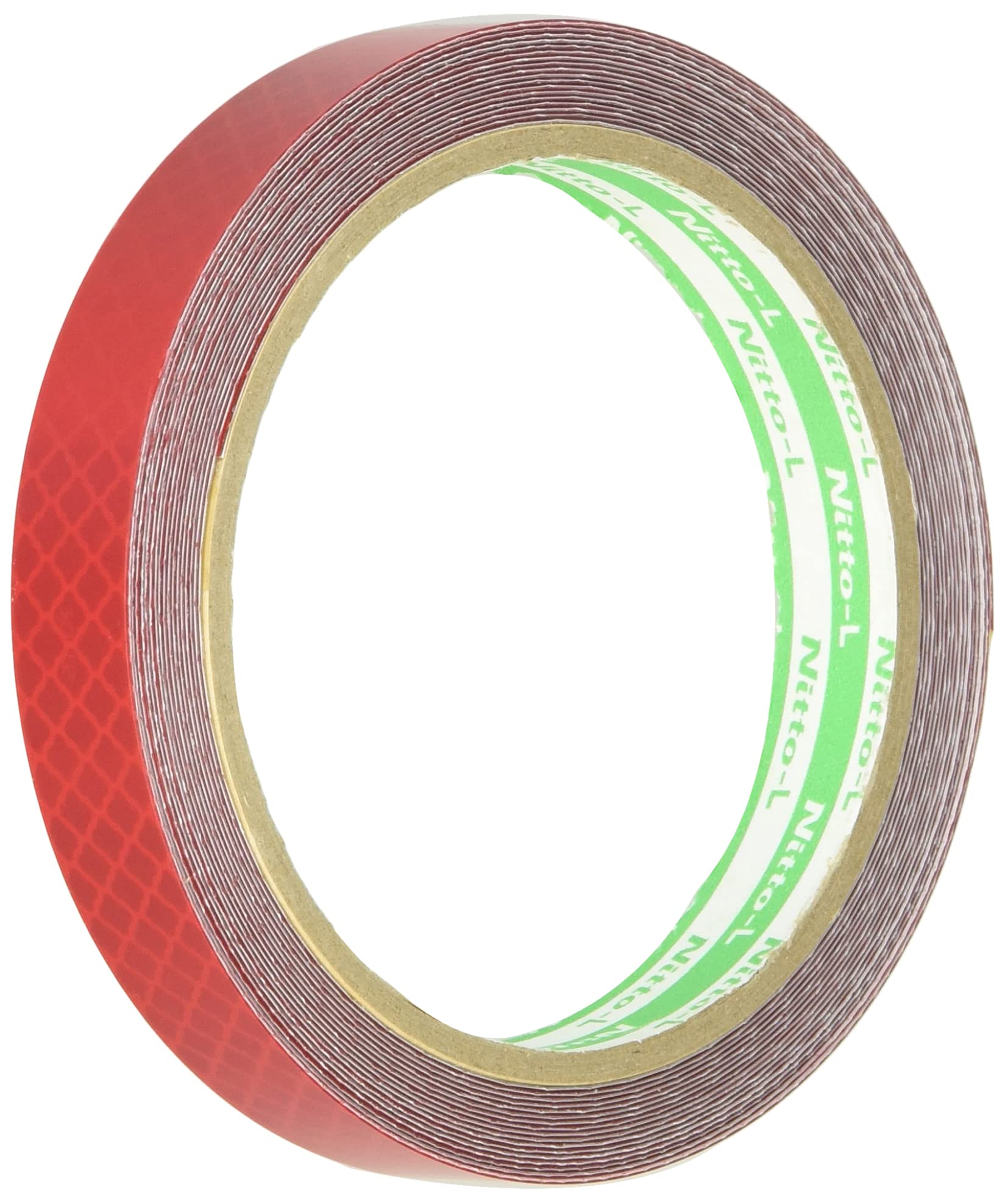 Nitto Elmate HTP15R High Intensity Prismatic Reflective Tape 0.6 inch (15 mm) X 5 M Red Width 15mmX length 5M