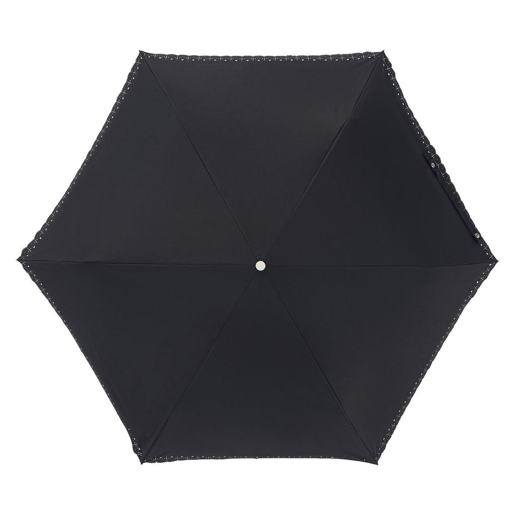 Moonbat Faltbarer Sonnen- und Regenschirm Leicht und Hitze Perlenhitze Schwarz [Esta] Damen-Sonnenschirm, Schutz, Blockierung, Laminierung, Schnitt, 31-230-30264-05,