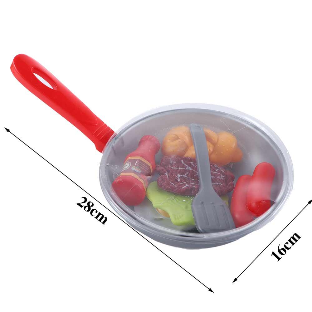 Play Steak Simulation Food Children Pretend Play Kitchen Play Kitchen Toy Set Miniature Kitchen