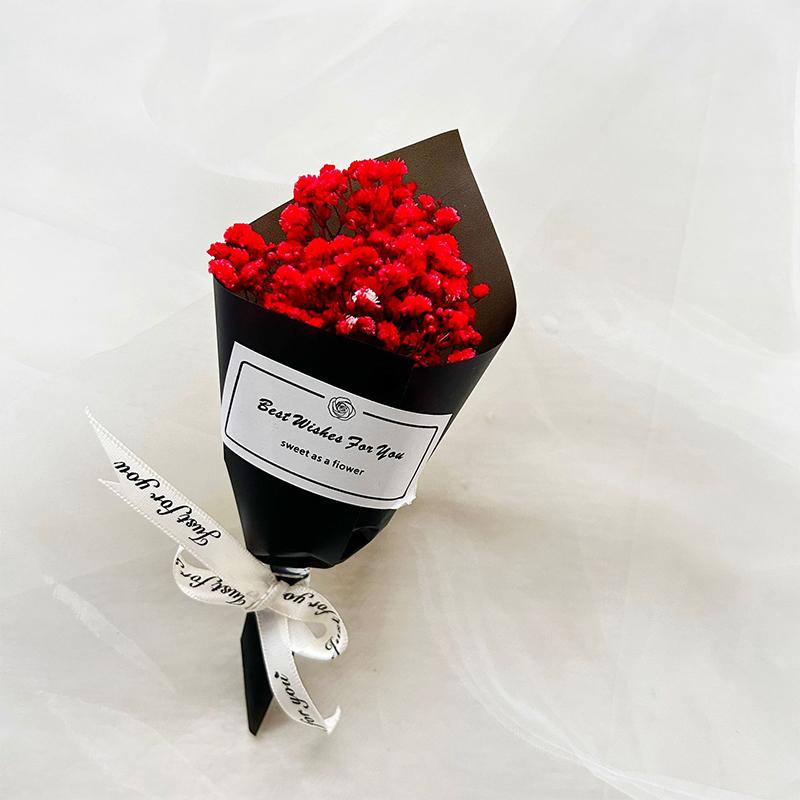Small Bouquet Dried Eternal Flowers Car Interior Air Outlet Fragrance Clip Car Decoration Ornaments