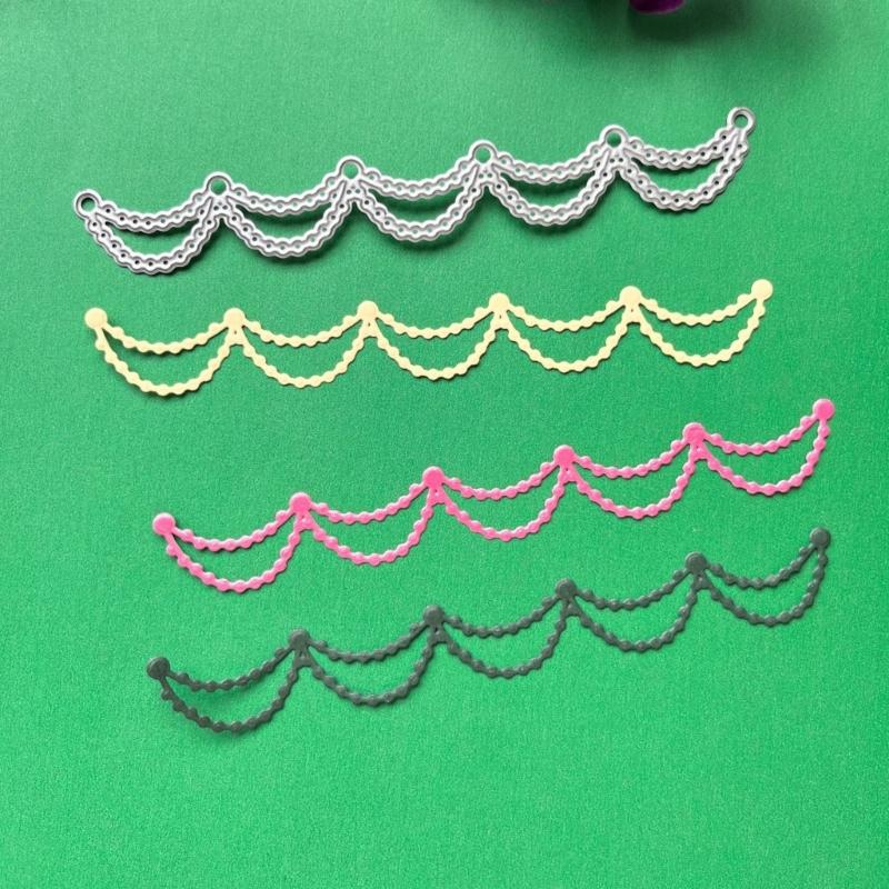 Lacelike Embossing Cutting Dies Lacing Embossing Die Cuts for Card Making DIY Scrapbooking Album Paper Crafts