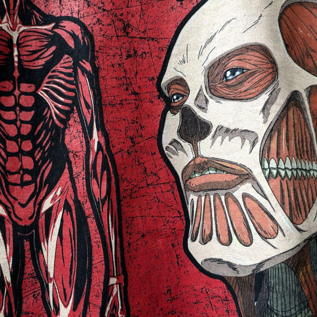 

[Б/У] Отличная футболка с принтом Аниме Титан Атака Титанов Колоссальный Титан Винтаж Черная L