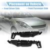 X AUTOHAUX Left and Right Side Front Bumper Mounting Support Brackets (Part Numbers 71732-63J00/71731-63J00) for Suzuki Swift (2005-2011), 1 Pair