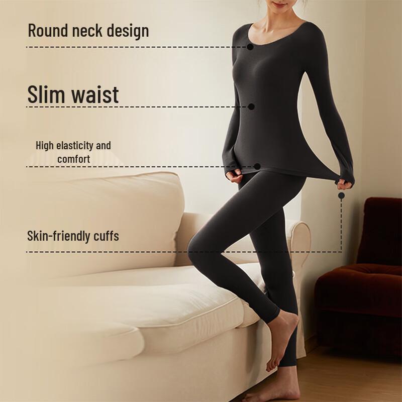 Women's Ultra-Thin Seamless Thermal Underwear Set