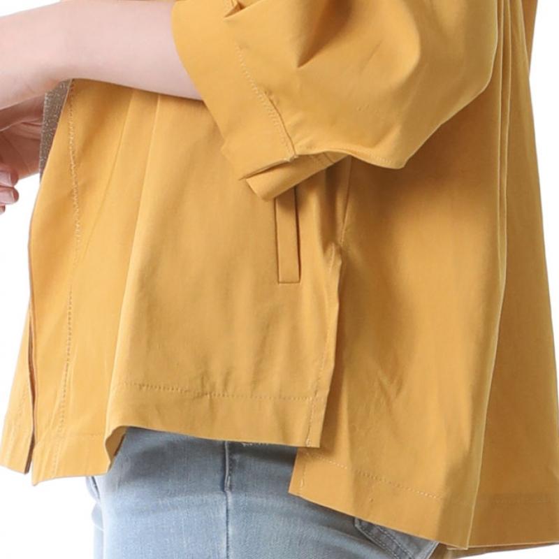  She S miSS  Flirty Linen Blend Solid Open Jacket