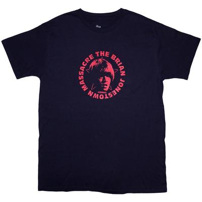 T-shirt Unisexe The Brian Jonestown Massacre: Logo (Bleu marin)