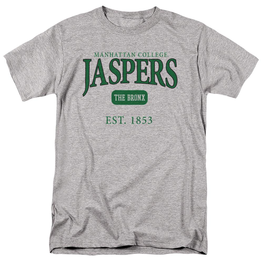 Manhattan College Adult T-Shirt Est. Date, Athletic Heather, S-5XL S разноцветный