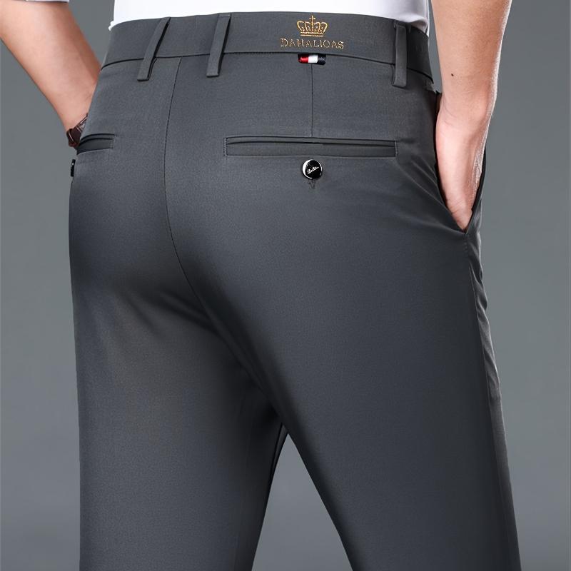 Men'S Professional Business  Pants,  Formal Pants, Casual Trousers, Loose And Versatile Casual Straight-Leg Suit Pants for Office Workers
