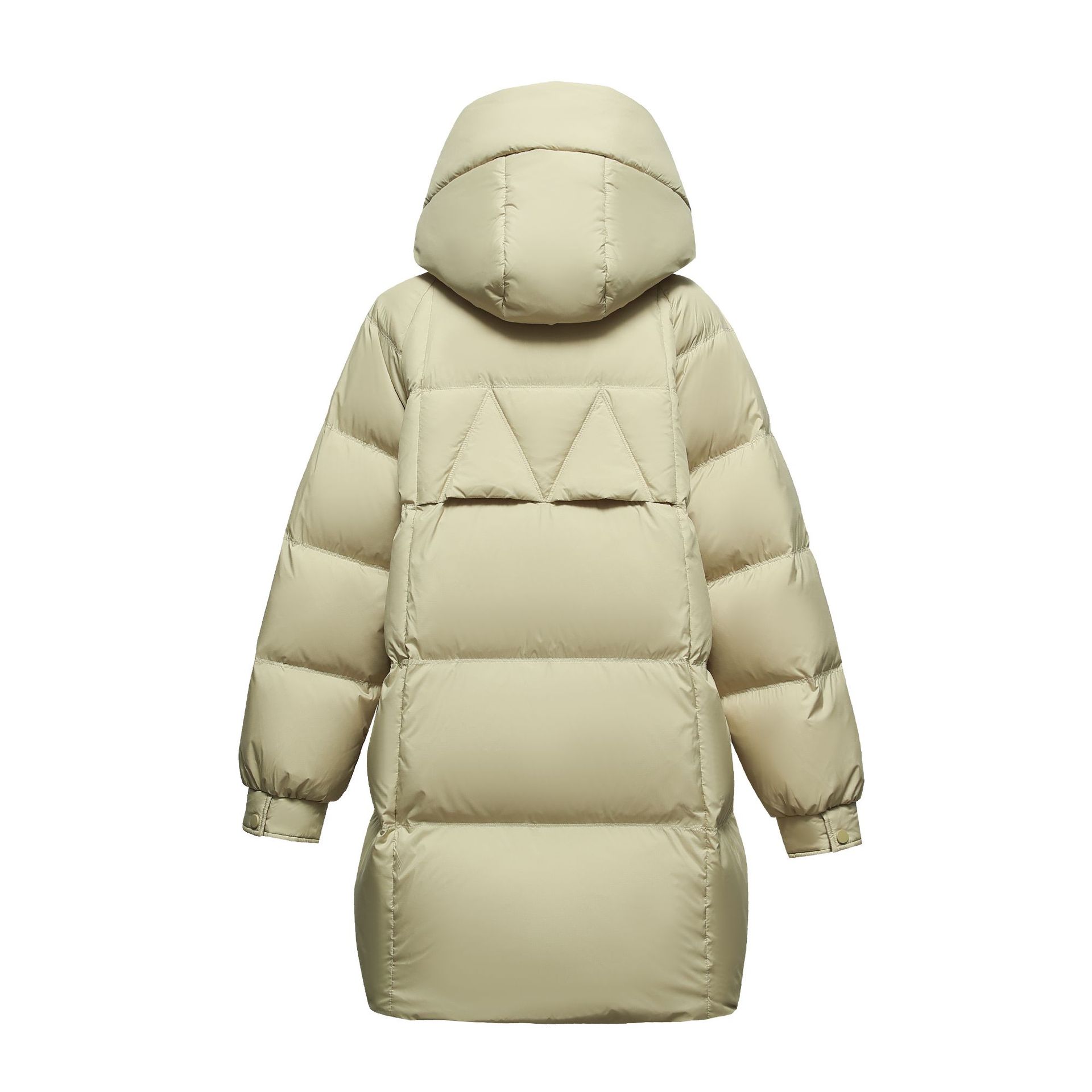 

Пуховик женская зимняя одежда средней и длинной длины 2025 новая корейская версия 90 утиный пух с капюшоном модная теплая куртка куртка XL (recommended 140-80kg)