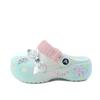 Classic Platform Clog EVA Butterfly Garden Beach Campus Style Hole Shoes Unisex White