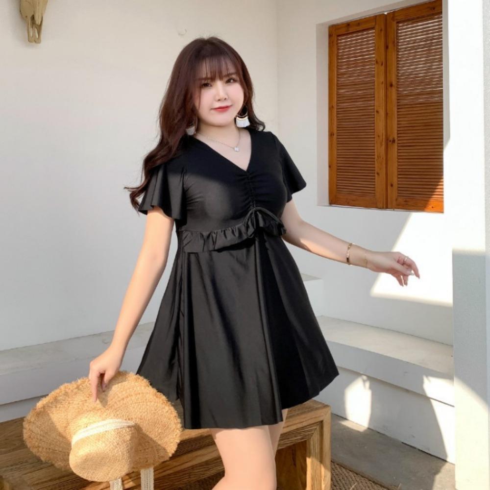 Large Size Swimsuit To Cover The Belly Increase The Belly To Cover The Belly Loose Long and Fat Swimsuit