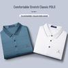 MONTAGUT Men's Breathable Tencel Linen Polo Shirt 3006