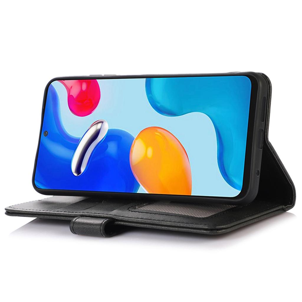 For iPhone 16 Pro Case Cowhide Texture Leather Wallet Phone Leather Cover