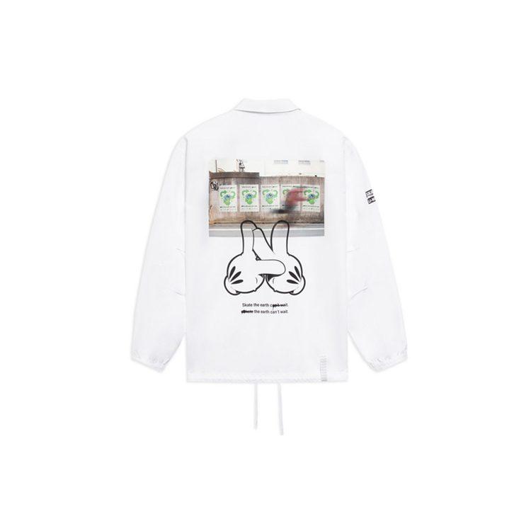 Li Ning x OG_SLICK Skateboard Jacket Men's White AFDS283-1