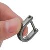 Metal Shoulder Webbing Buckle Bag Strap Accessories Leather Craft D Ring Buckle Clasp Open Screw