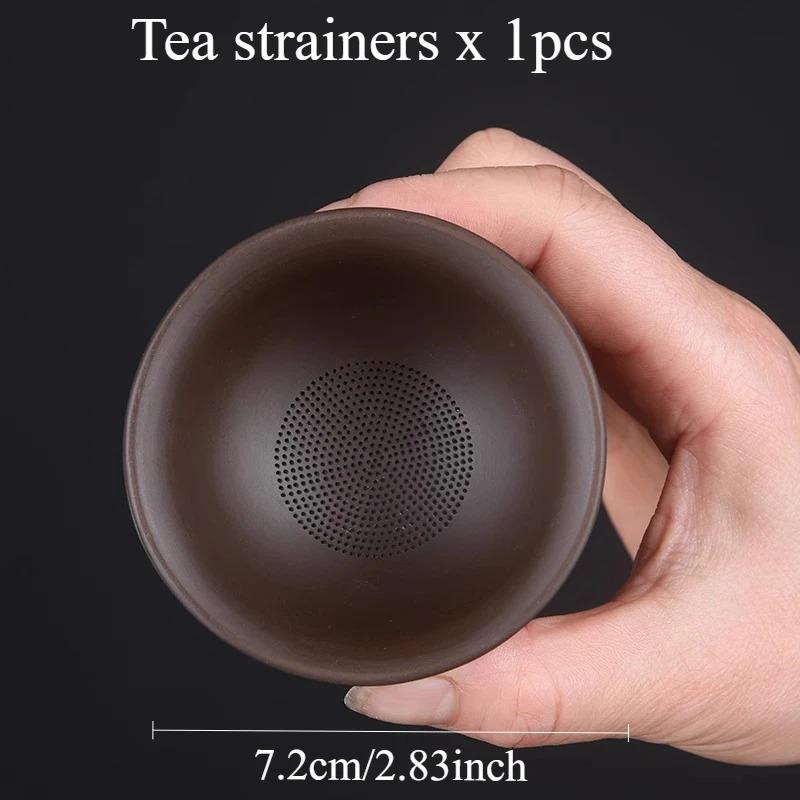 Purple Clay Tea Strainer/filter/tea Water Separator/ceramic Kung Fu Tea Set Accessories