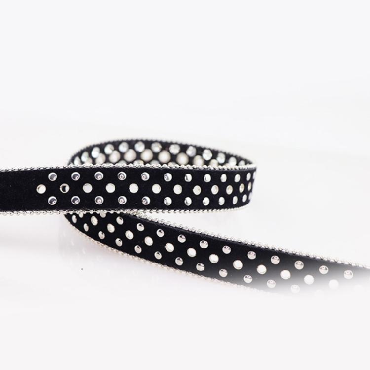 Girl Glittered Waist Belt Street Dance Jeans Belt Decorative Studded Belt