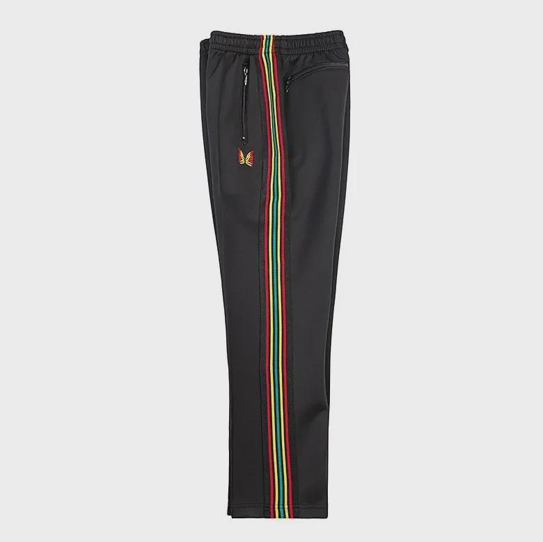 New High Street Fashion Loose Straight Butterfly Sports Pants - Unisex Black & White Striped Casual Trousers