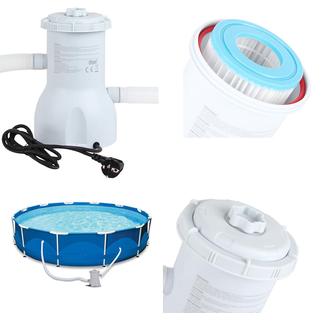 Pompa Filtro Piscina Pompa Filtro Piscina Riutilizzabile Pulitore Acqua Pompa Filtro Elettrica