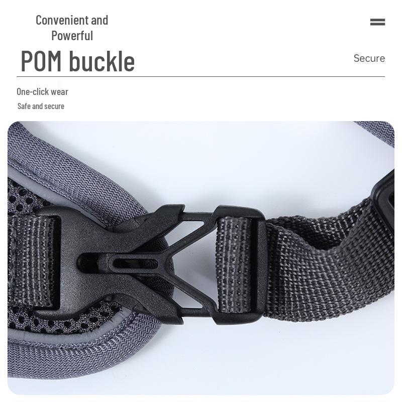 Reflective Vest-Style Cat Leash & Breathable Harness for Small/Medium Pets