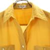 Celine Swiss Made Long Sleeve Shirt 38 Mustard Women Used