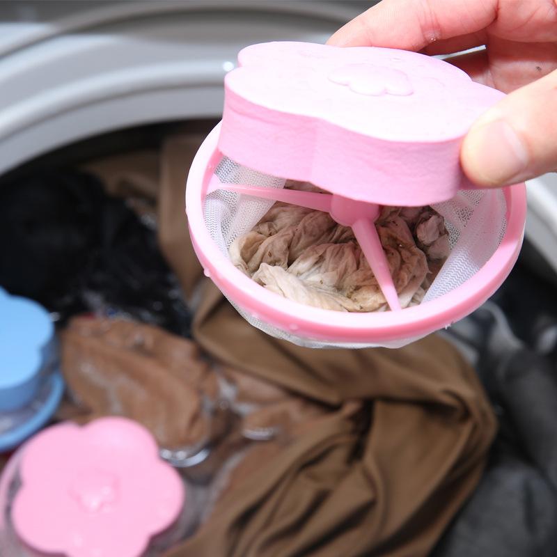 Pet Hair Remover Reusable Ball Wool Sticker Washing Machine Filter Pet Fur Lint Catcher Laundry Cleaning Tools Cat Accessories