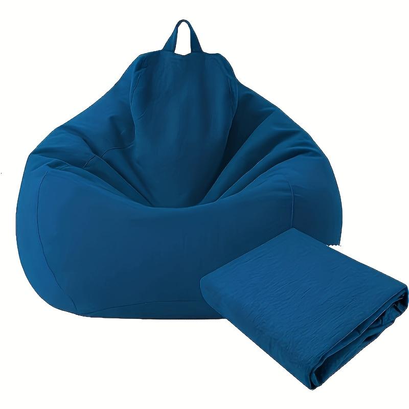 1pc Comfortable Soft Bean Bag Chair Sofa Cover, Lazy Sofa Cover, Suitable for Camping and Home Decoration, Excluding Built-in Padding.