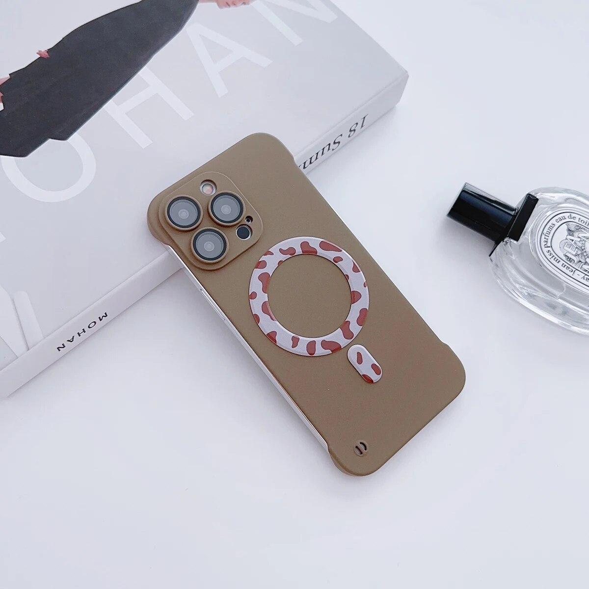 

Роскошные ультратонкие матовые магнитные жесткие чехлы для iPhone 15, 14, 13, 12, 11 Pro Max Plus с пленкой для объектива, без полей, чехол для телефона Magsafe iPhone11