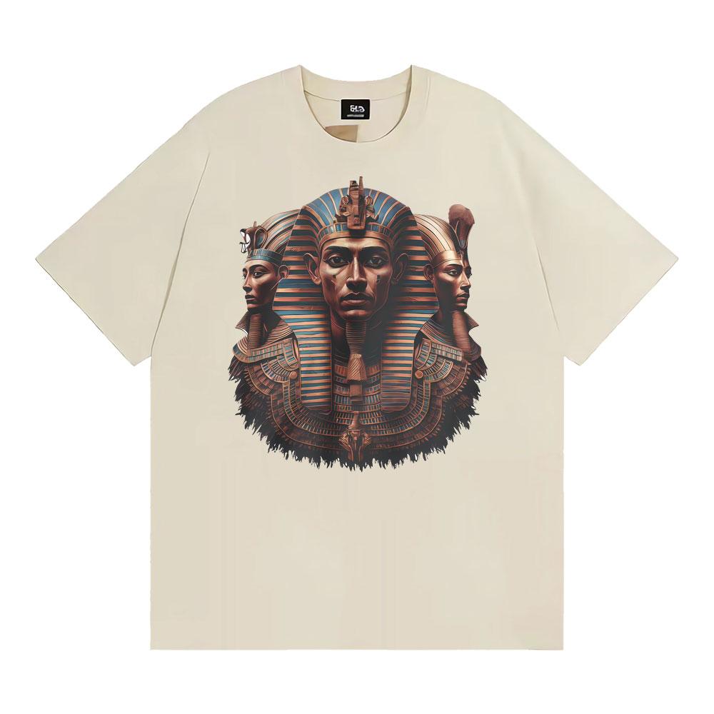 Egyptian Pharaoh Graphic Ancient Egypt Art Meme Tee Shirt Men Women Harajuku Vintage Fashion Humor Tshirts Short Sleeve T Shirt