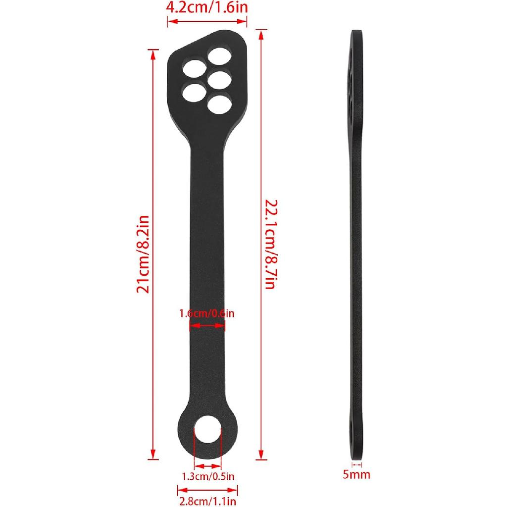 CHIFUN Links de Rebaixamento Links Ajustáveis para Suspensão Traseira Kit Inferior Substituição para Pan America 1250 RA1250 S Special 2021-2023 Rebaixamento da Carroceria da Motocicleta