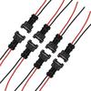 8PCS Automotive EV1 Wiring Harness Connector Corrosion Resistant OBD1 Fuel Injectors Plugs Quick Fixing for  