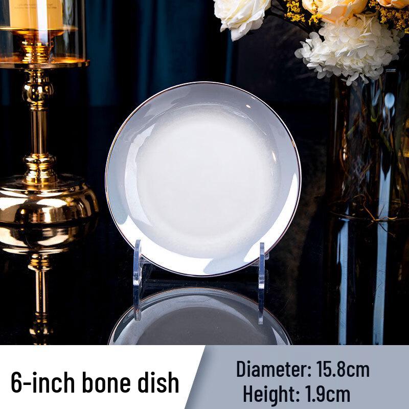 Light Luxury Bone China Dinnerware Set