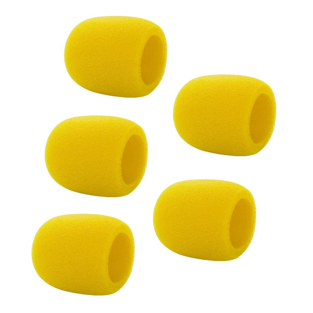 

5 шт. Утолщенный микрофонный поролон Микрофонный чехол Профессиональный студийный ветрозащитный экран Защитный щит Мягкий губчатый колпачок для микрофона Чехол для микрофона