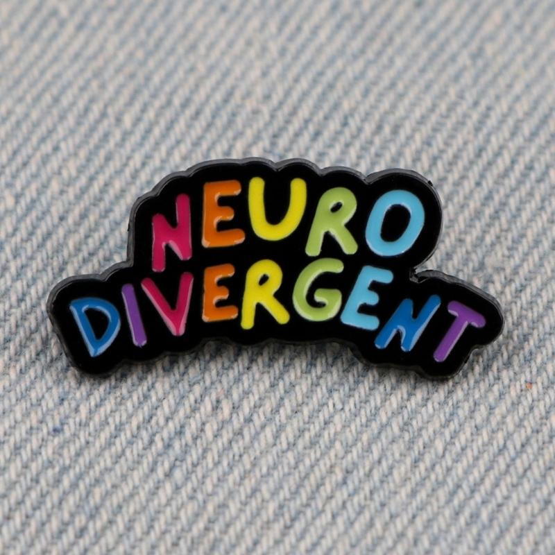 Stylish Enamel Brooch Pin Compacts Design Humorous Quote Design Metal Badges For Outfits Backpacks Daily Wear Decoration