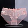 Transparent Mesh Panties for Women Lace Sexy Underwear Low-Waist Female Traceless Underpants Perspective Briefs Lingerie