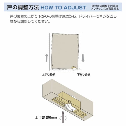 Kaken Adjustable Door Roller K3F-F1 (1 piece)