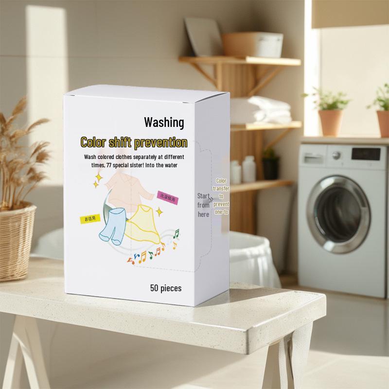 Color-absorbing sheets: prevent color bleeding in mixed washes, ensuring clothes stay vibrant and dye-free. Family pack included.