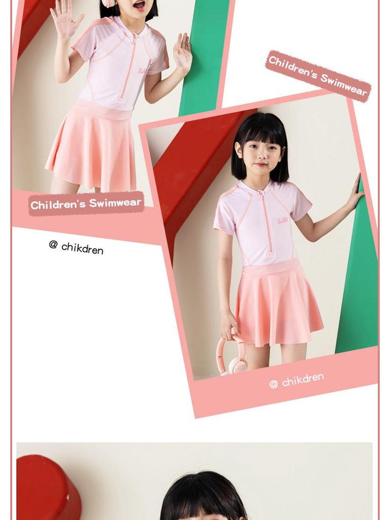 Girls' Professional Swimsuit for Training - 2024 New Autumn/Winter Collection