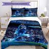 Chelsea FC Fußballspieler Bettbezug-Set Design für Gästezimmer Maschinenwaschbar Perfektes Geschenk für Freunde Familie