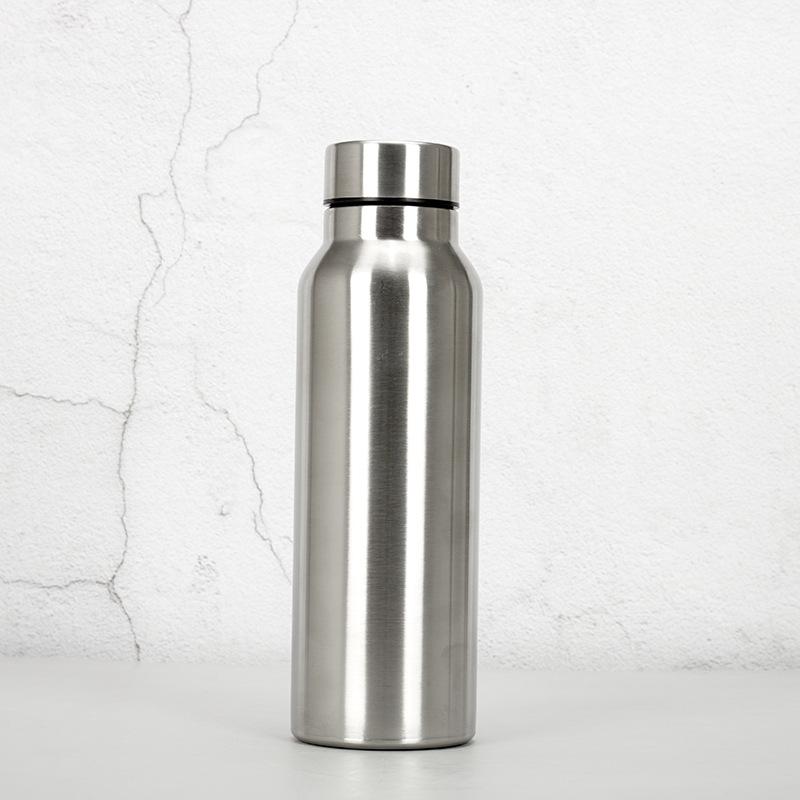 Creative Design Large Capacity Stainless Steel Outdoor Sports Kettle Portable Mountaineering Bottle Single Layer Water Cup