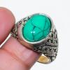 Natural Santa Rosa Turquoise 925 Sterling Silver Jewelry Ring Size 10 AR-18374