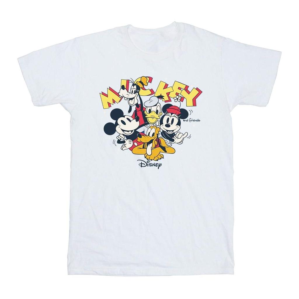 Disney Mens Mickey Mouse Group T-Shirt