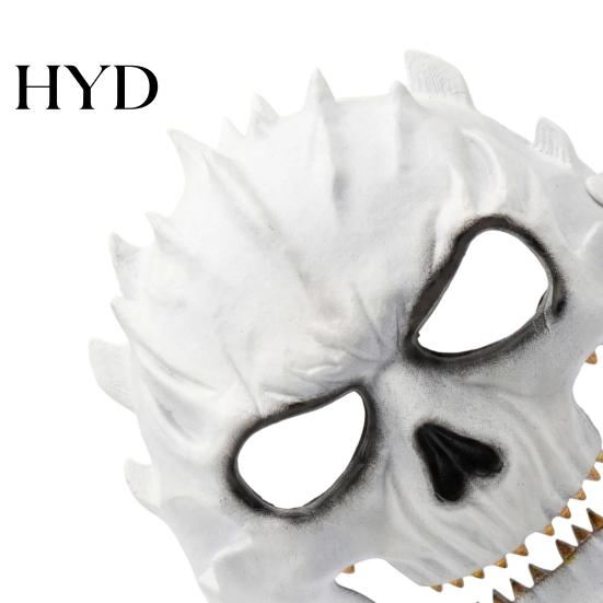 Horror Skull Mask Halloween Foam Mask, Creepy Full Face Prop Masquerade for Adult, Cosplay Costume Party Accessories Spooky