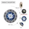 High-Quality Artistic High-Quality Floral High-Quality Wooden High-Quality Wall High-Quality Clock, 10-24Inch High-Quality Silent High-Quality Wall