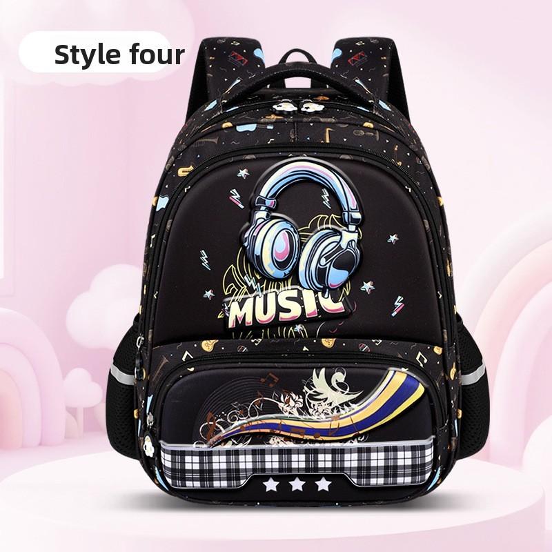 Sac à dos scolaire enfant dessin animé en tissu Oxford respirant et imperméable pour enfants de l'école primaire