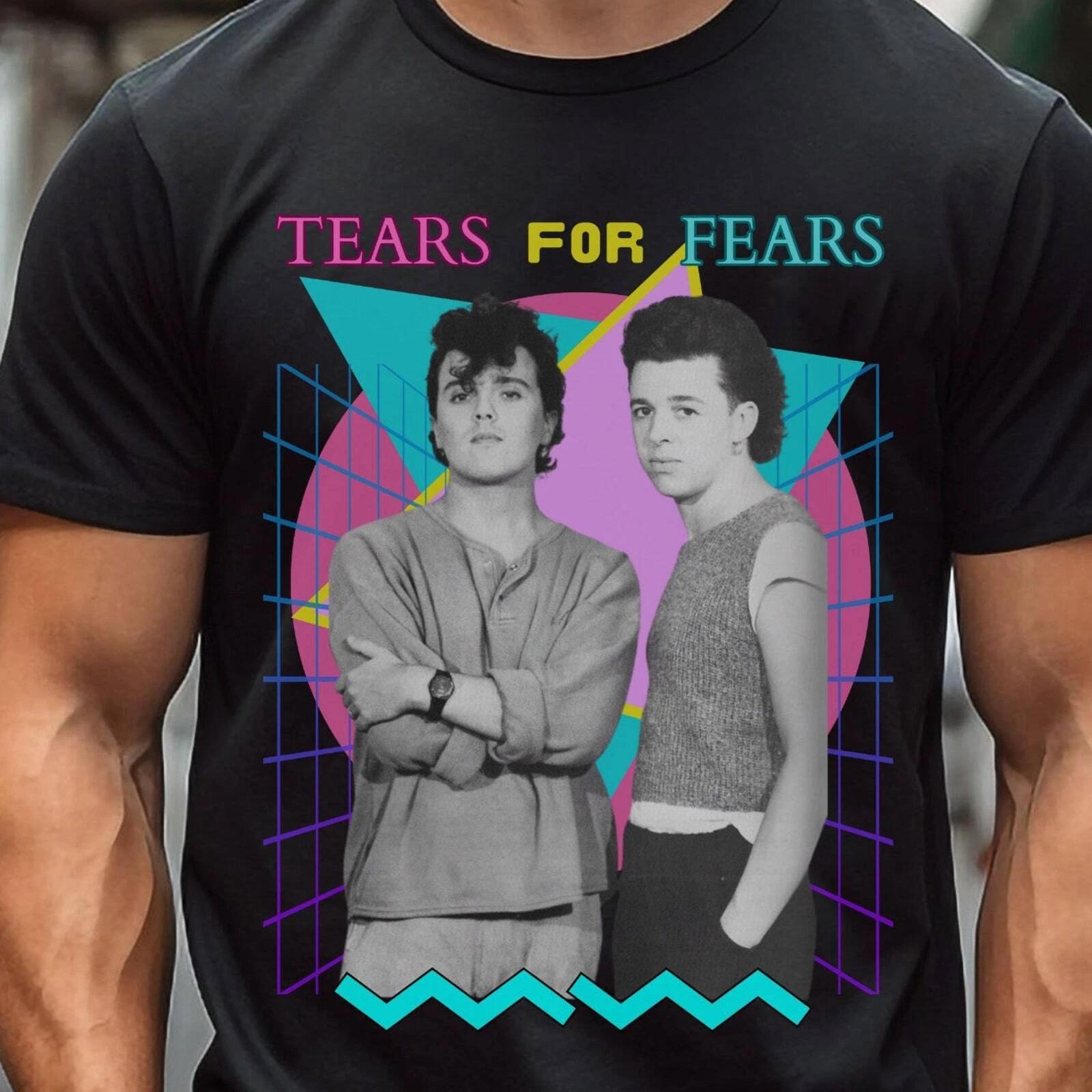 TEARS For FEARS T-shirt Tshirt T shirt Tee Shirt Band Tee 1980s Vintage Aestheti S